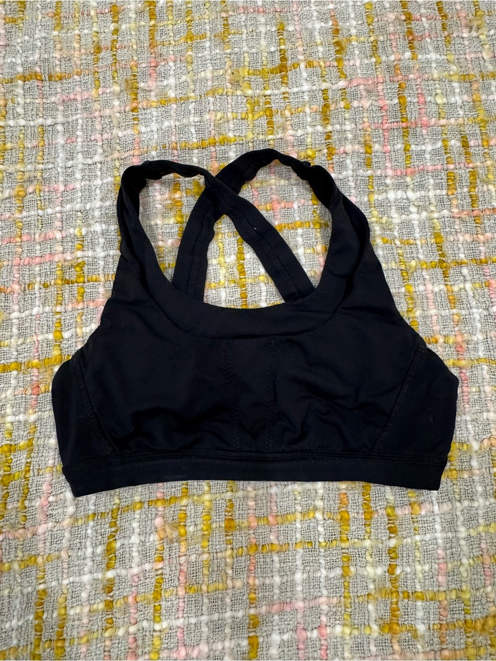 lululemon athletica Black Crisscross Low-Impact Sports Bra